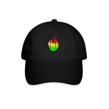 3 in 1 Pfeffer - Baseballkappe - Schwarz/Schwarz - Vorne