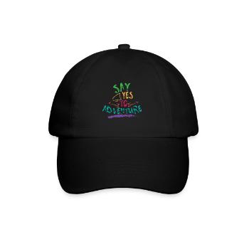 Travel Say Yes To Adventure Traveller Camper Gift - Casquette classique - noir/noir - Devant