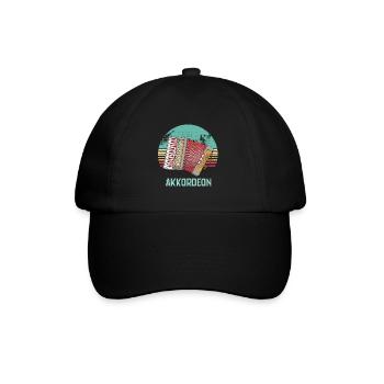 ACCORDION 5 - Baseball Cap - black/black - Front