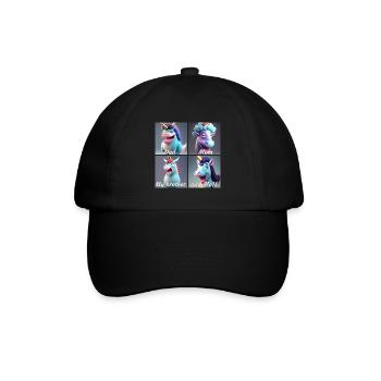 unicorn family - Casquette classique - noir/noir - Devant