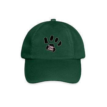Logo tomcat Karlo paw - Baseball Cap - bottle green - Front