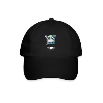 Funny outfit for lovers, cat, tomcat - Baseball Cap - black/black - Front
