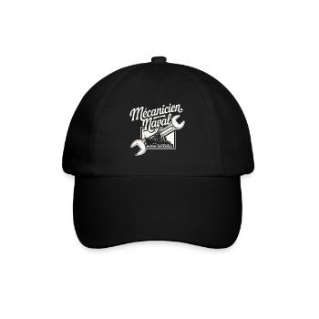 Mécanicien Naval Marine Nationale - Casquette classique - noir/noir - Devant