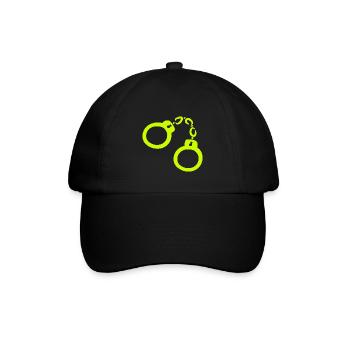 Handcuffs Yellow - Baseball Cap - black/black - Front