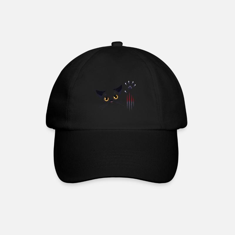 Chat noir - Casquette classique - noir/noir