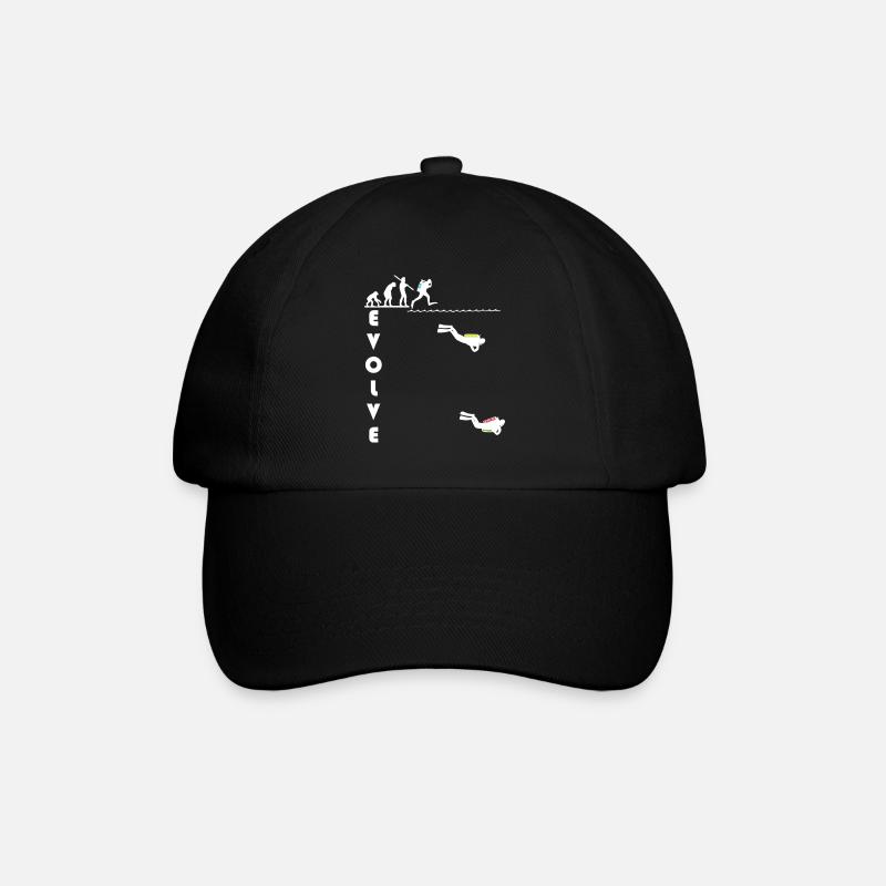 evolve_white - Casquette classique - noir/noir