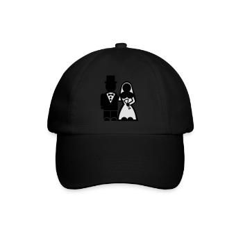Bachelor Party - Wedding - Baseball Cap - black/black - Front