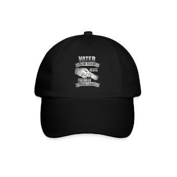 Father and son - best friends - DE - Baseball Cap - black/black - Front
