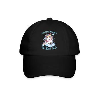 Einhorn Geschenk Normal People Scare Me - Baseball Cap - black/black - Front