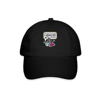 Nous avons tellement de chimie ensemble la Saint-Valentin - Casquette classique - noir/noir - Devant