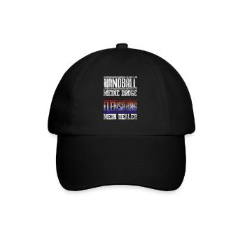Flensburg My Dealer - Handball my drug - Baseball Cap - black/black - Front