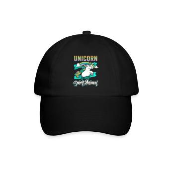 Licorne est mon esprit animal - licornes licorne - Casquette classique - noir/noir - Devant
