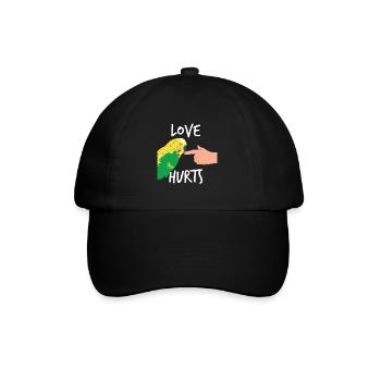 Budgie T-Shirt Perroquet cadeau drôle - Casquette classique - noir/noir - Devant