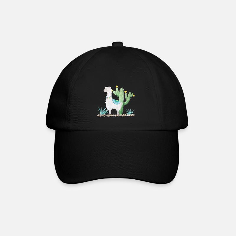 lama - Casquette classique - noir/noir