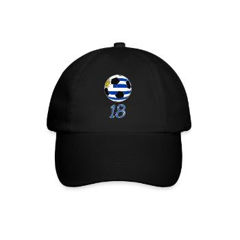 Uruguay Football 18 Game Gift Idea - Baseball Cap - black/black - Front