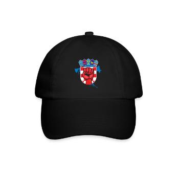 Croatia - Baseball Cap - black/black - Front