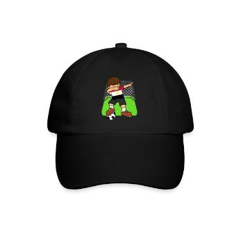Ballon de football de l'Égypte Dabbing Kid Football égyptien - Casquette classique - noir/noir - Devant