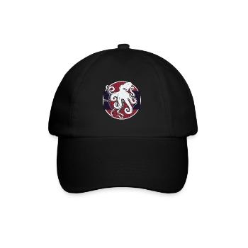 Poulpe amical - Casquette classique - noir/noir - Devant