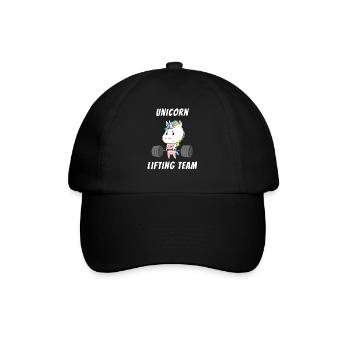 Unicorn Training Team Women Workout Gym Fitness - Baseball Cap - black/black - Front