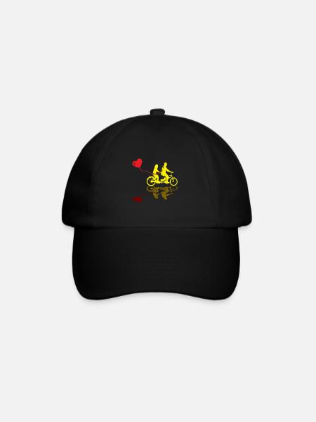 Wedding Gift Bicycle Tandem Gift - Baseball Cap - black/black