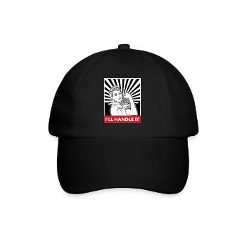 Girl Power - Baseball Cap - black/black - Front
