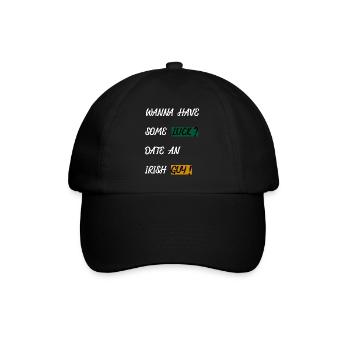 IRLANDE - CHANCE - RENCONTRE - SIMPLE - Casquette classique - noir/noir - Devant