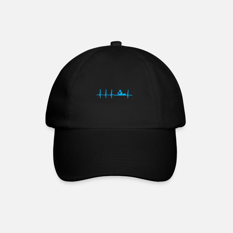 natation - Casquette classique - noir/noir