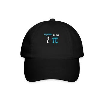 Soyez rationnel Get Real Fun Math Math Joke Stats Pun - Casquette classique - noir/noir - Devant