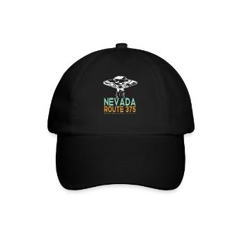 UFO Nevada Route 375 Extraterrestrial Highway - Baseball Cap - black/black - Front