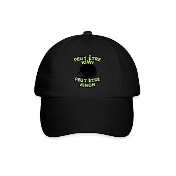peut etre kiwi kinon animal oiseaux expr - Casquette classique - noir/noir - Devant