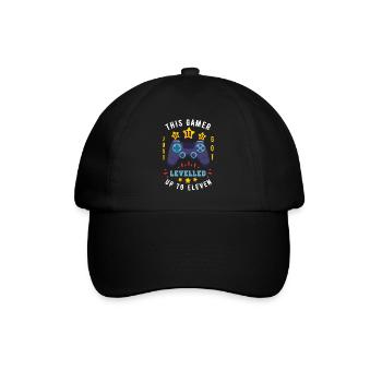 Gambling for the 11th birthday | Gift gambler - Baseball Cap - black/black - Front