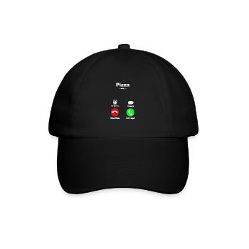 Pizza Mobile appelle Pizza Mobile I love Pizz - Casquette classique - noir/noir - Devant