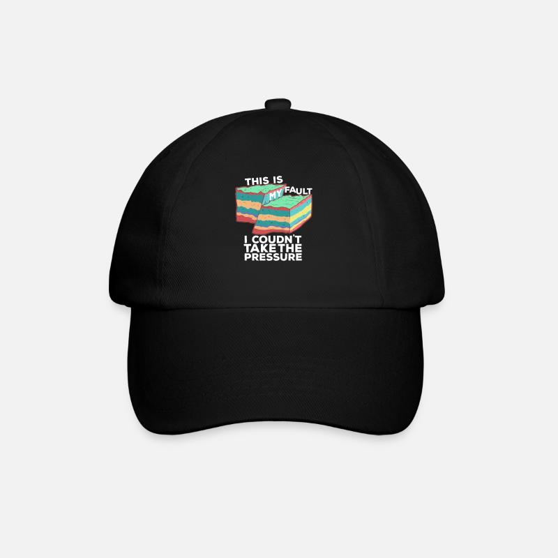 Tremblement de terre - Je ne pouvais pas supporter la pression - Casquette classique - noir/noir