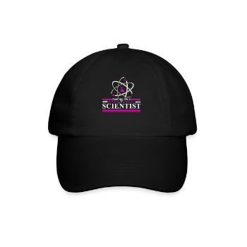 Science Science Atom Gift Student Physics - Baseball Cap - black/black - Front