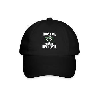 Croyez-moi, je suis un cadeau de développeur de logiciels en ligne - Casquette classique - noir/noir - Devant