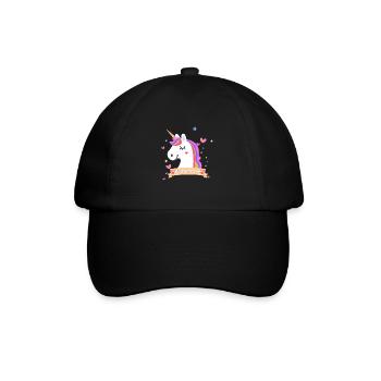 Mamacorn Unicorn Pregnancy Children - Baseball Cap - black/black - Front
