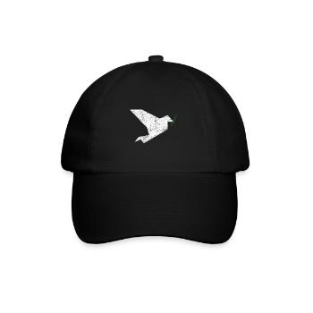 Origami Colombe - Casquette classique - noir/noir - Devant