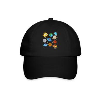 Univers du système solaire Planet galaxy - Casquette classique - noir/noir - Devant