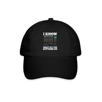sound engineer - Baseball Cap - black/black - Front