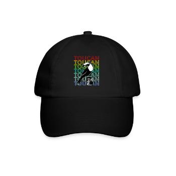 Toucan - Baseball Cap - black/black - Front