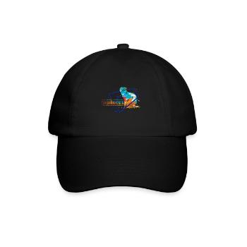 Surpère cadeau polygone - Casquette classique - noir/noir - Devant