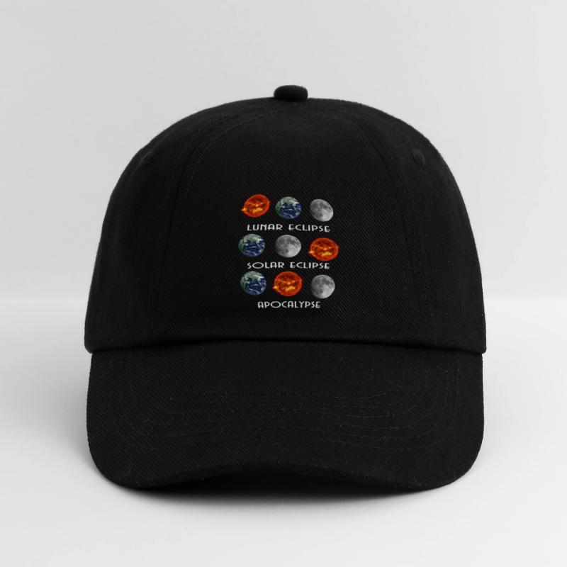 Lunar Eclipse Solar Eclipse Apocalypse Baseball Cap