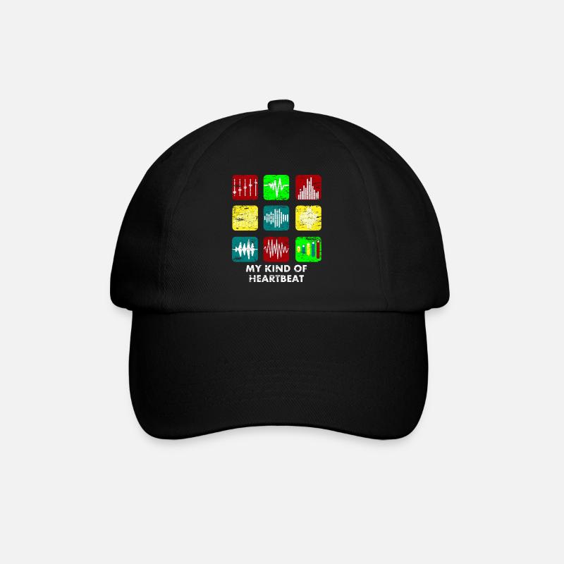 Technicien Son Technicien Audio Musique - Casquette classique - noir/noir