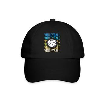 Volley-ball - Casquette classique - noir/noir - Devant