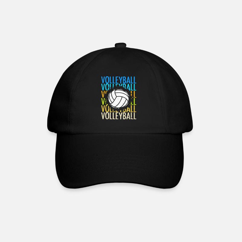 Volley-ball - Casquette classique - noir/noir