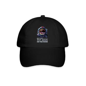 Astronaute 1969 premier homme sur la lune - DK Studio - Casquette classique - noir/noir - Devant