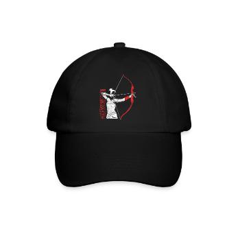tir à l'arc - Casquette classique - noir/noir - Devant