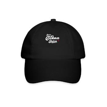 Salsa Cubana T-Shirt - Gift for Salsa Dancer - Baseball Cap - black/black - Front