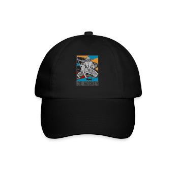 Hockey sur glace Hockey sur glace - Casquette classique - noir/noir - Devant