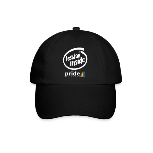 Lesbian Inside Pride Powered weiss - Baseball Cap